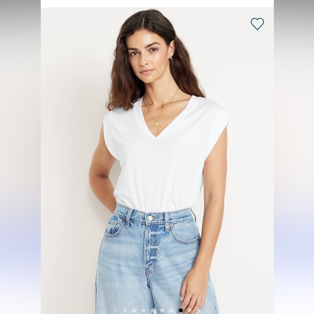 Old Navy Classic White Muscle Tee